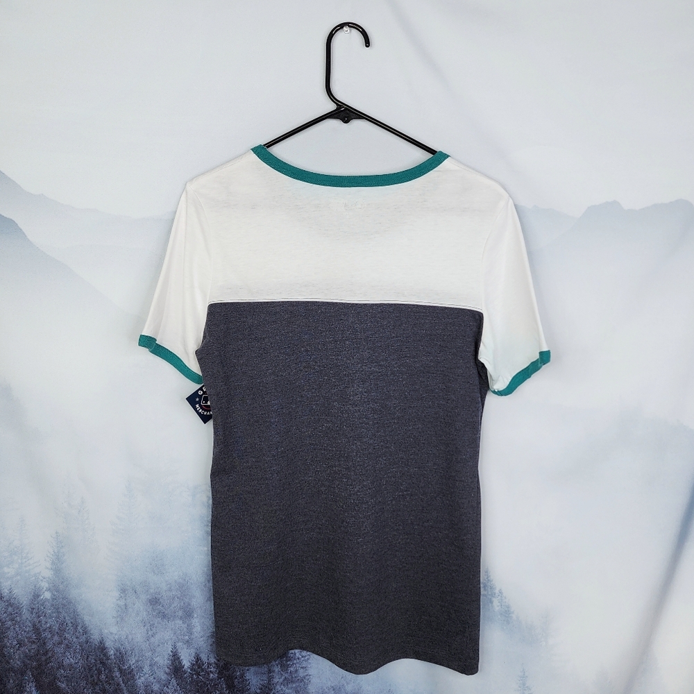 Seattle Mariners Women's Ringer Tee Medium NWT - Picture 11 of 16